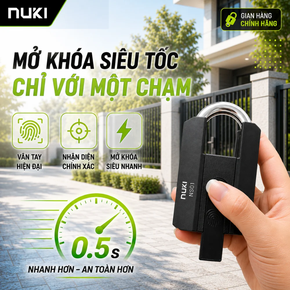 NUKI NS01 mở khóa
