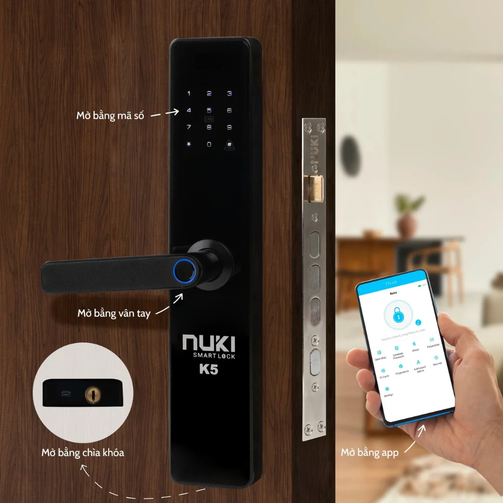 Khóa cửa thông minh Nuki K5 - Ảnh 7